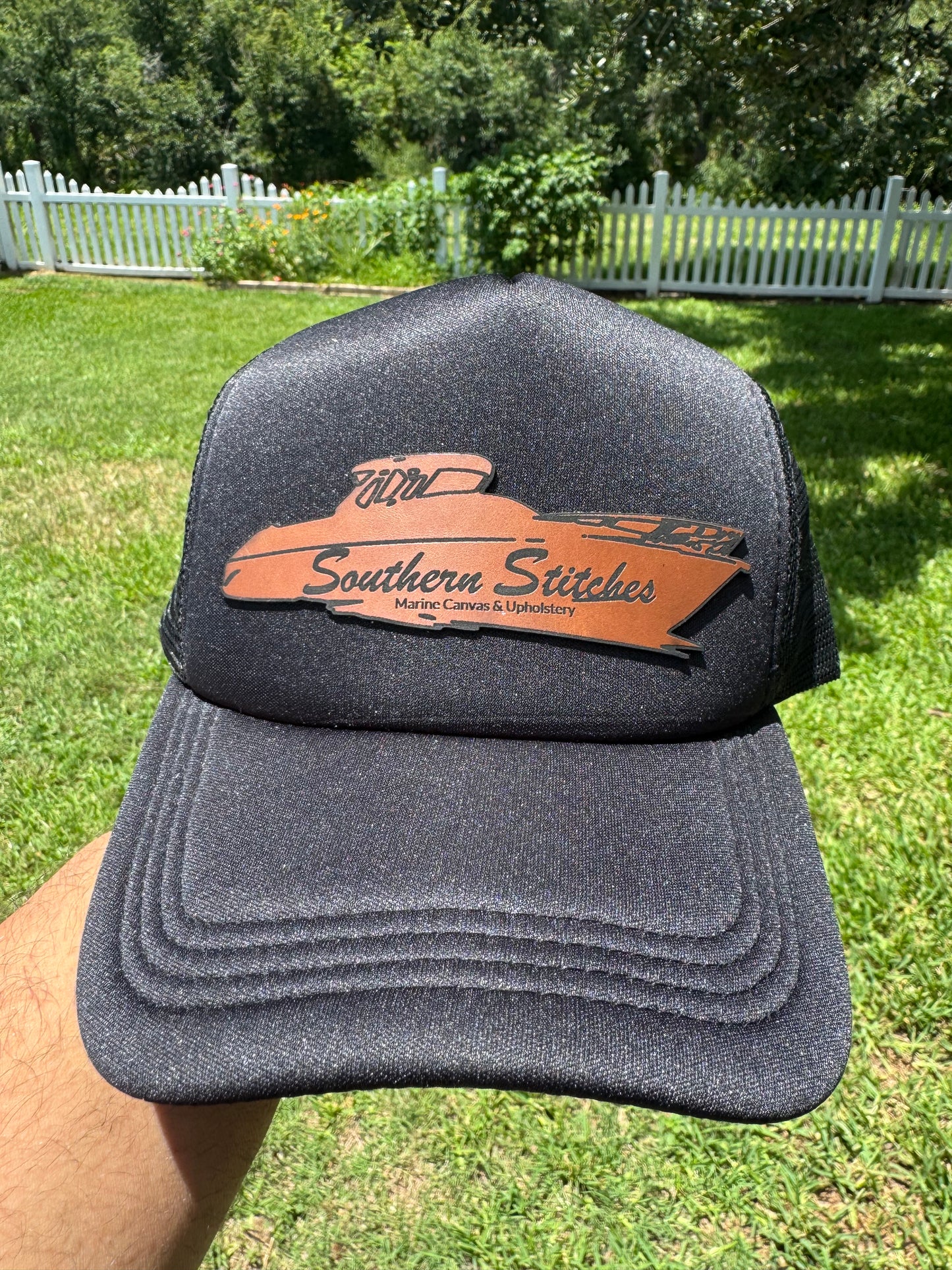 Custom Crafted Leather Patched Hats