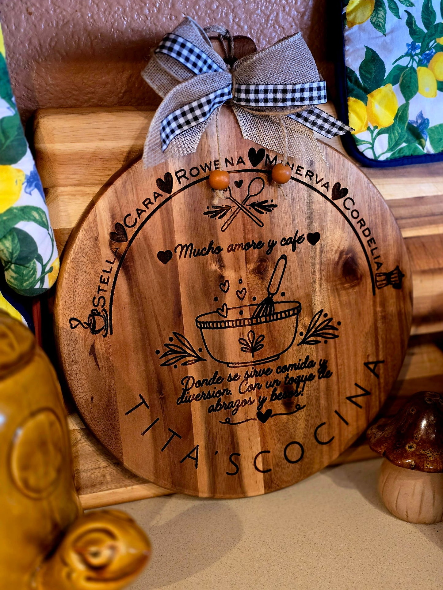 Custom Laser Engraved Cutting Boards