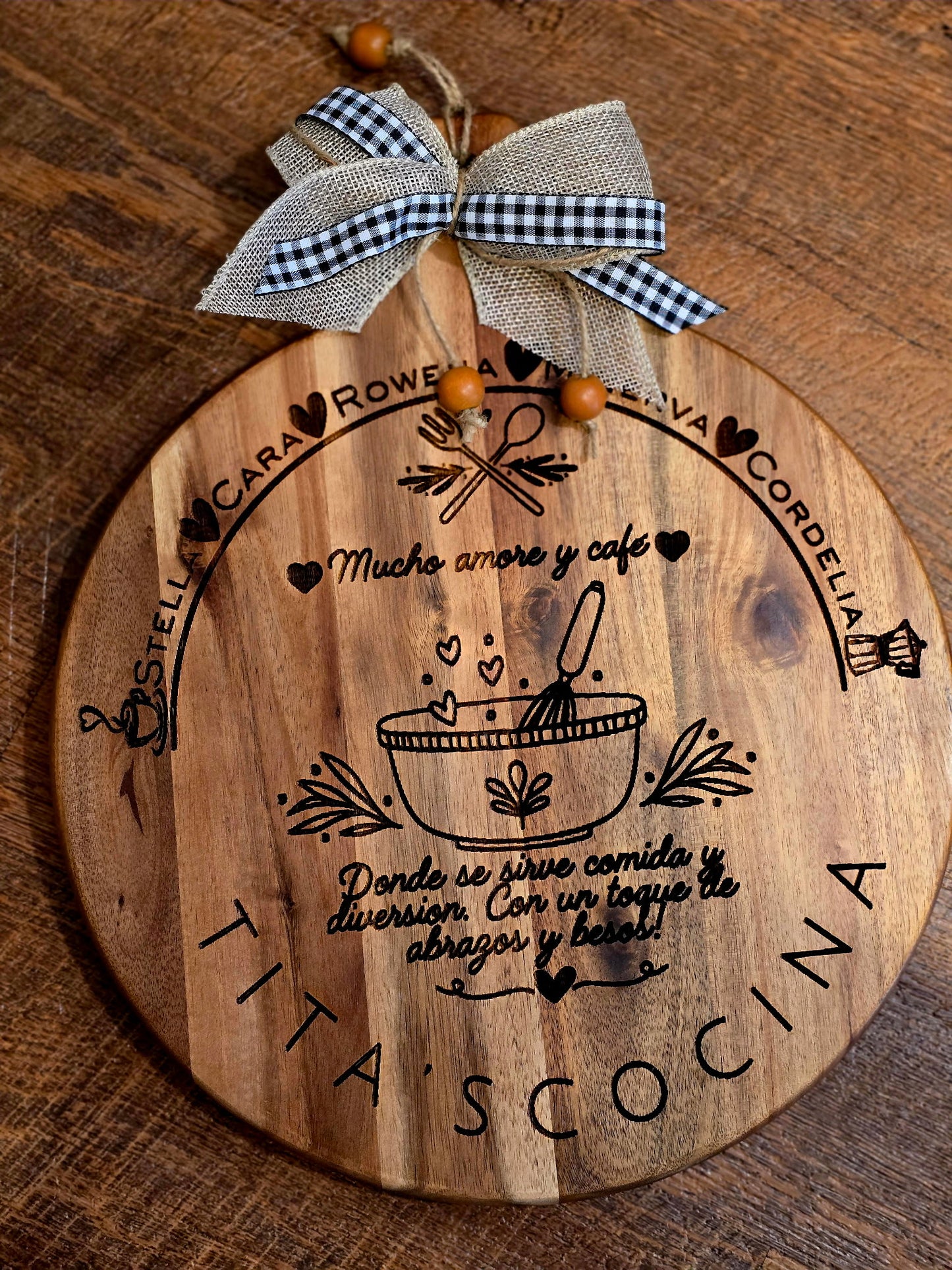 Custom Laser Engraved Cutting Boards